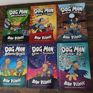 Lot of 6 Dogman Man Hardcover Graphic Novels